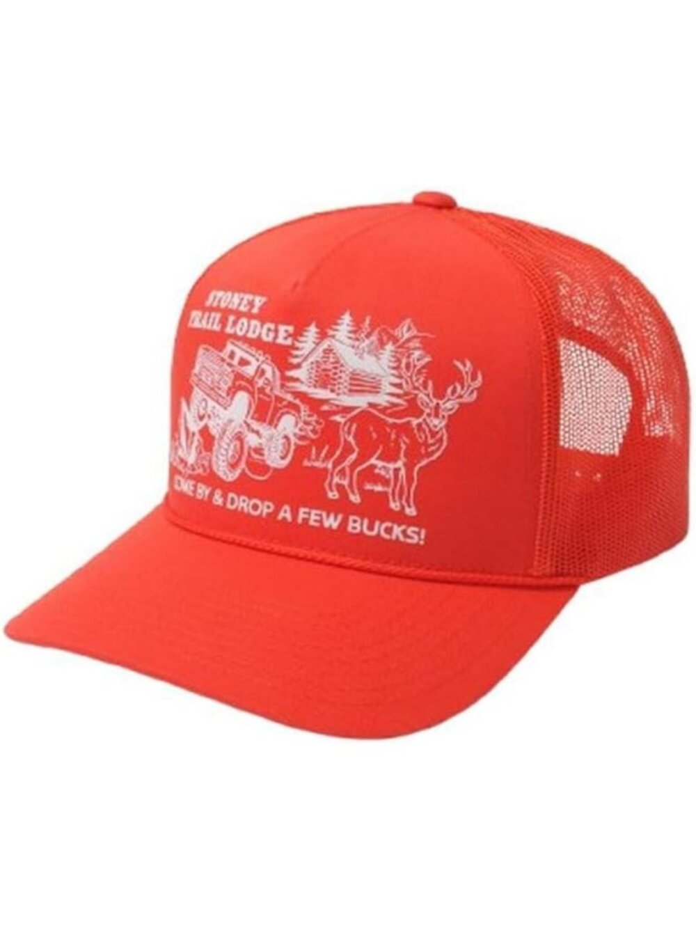 Men's Adjustable Snapback Trucker Hat - Breathable Mesh Cap for Outdoor